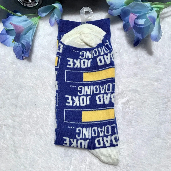 Dashing Fine Gifts NWT 1 Pair Crew Men's Socks Size 6-12 - Picture 2 of 5